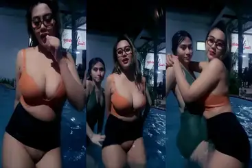 Bokep Indo Miya Bareng Bestie Pamer Montok